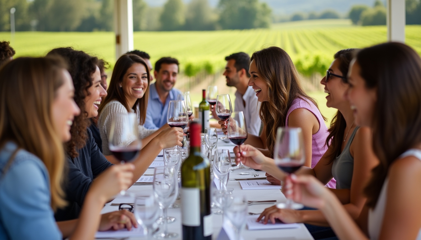 Wine tasting event.