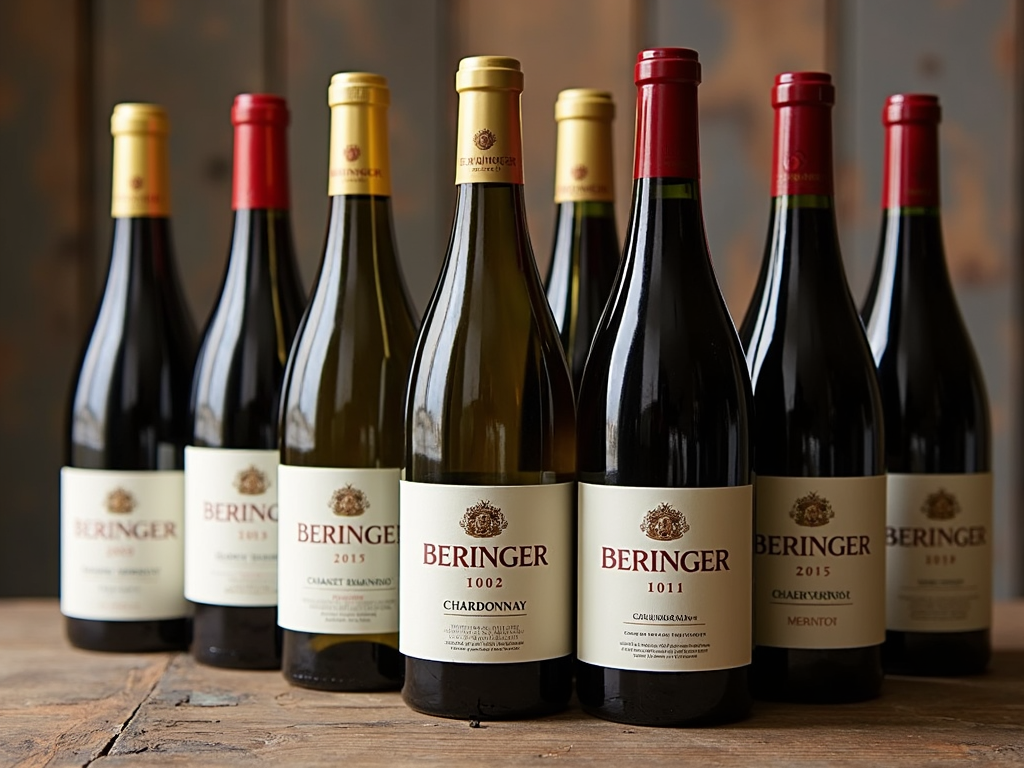Beringer wine bottles