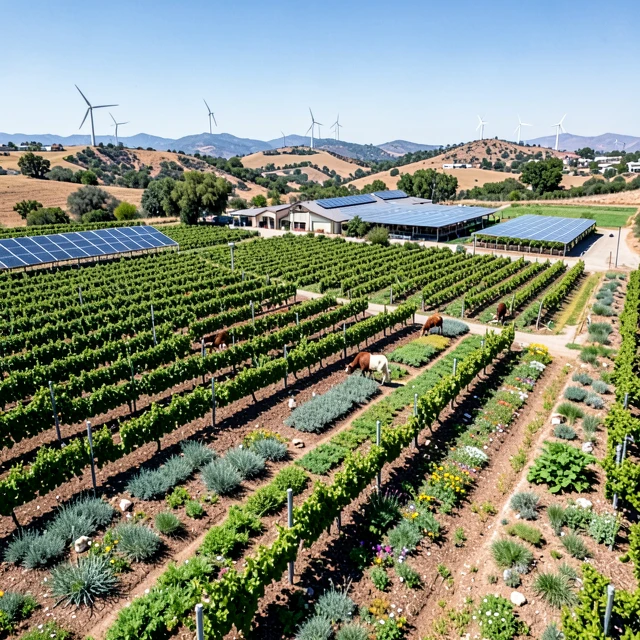 Jackson Family Wines regenerative vineyard demonstrating biodiversity and climate-positive practices