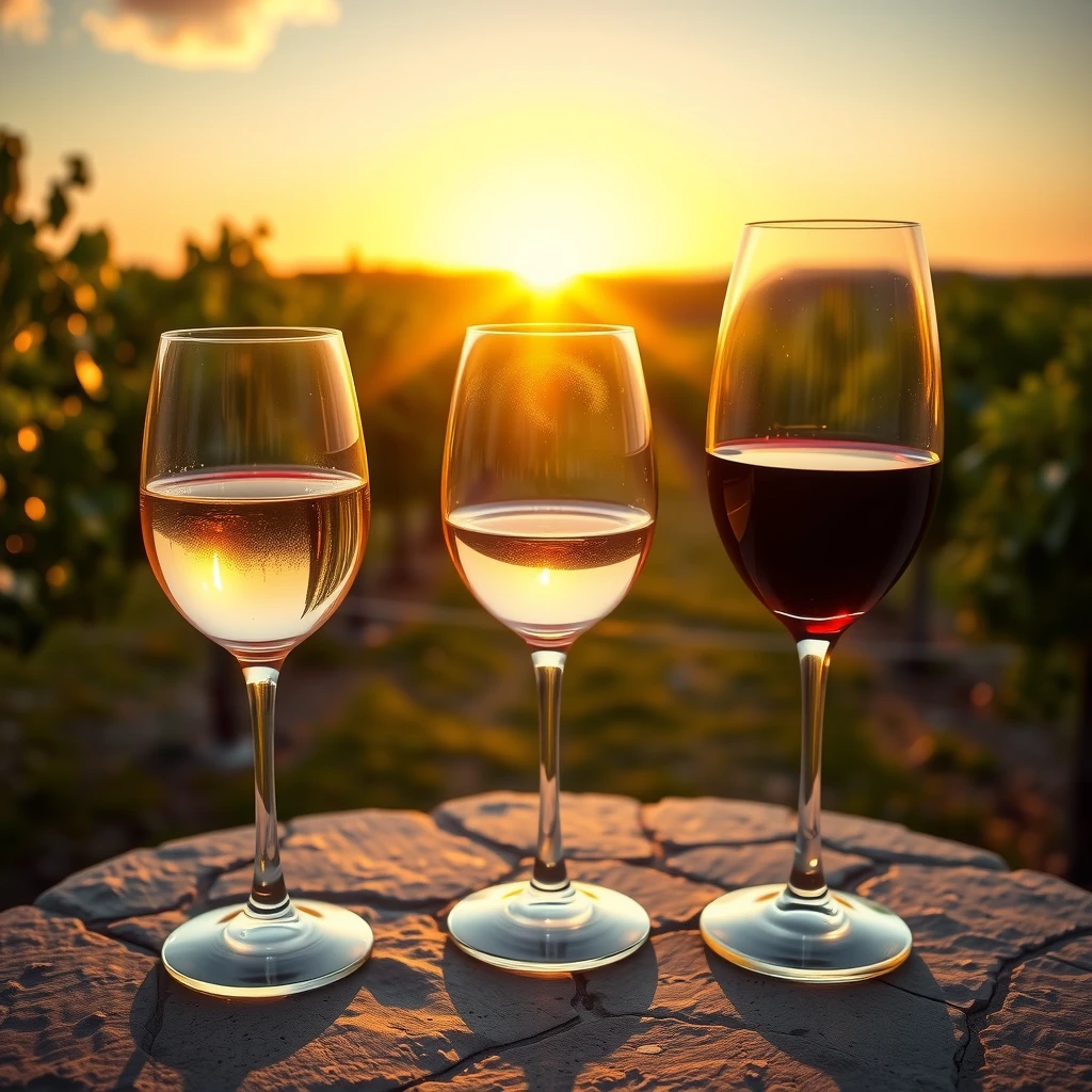 Three wines representing different soil influences