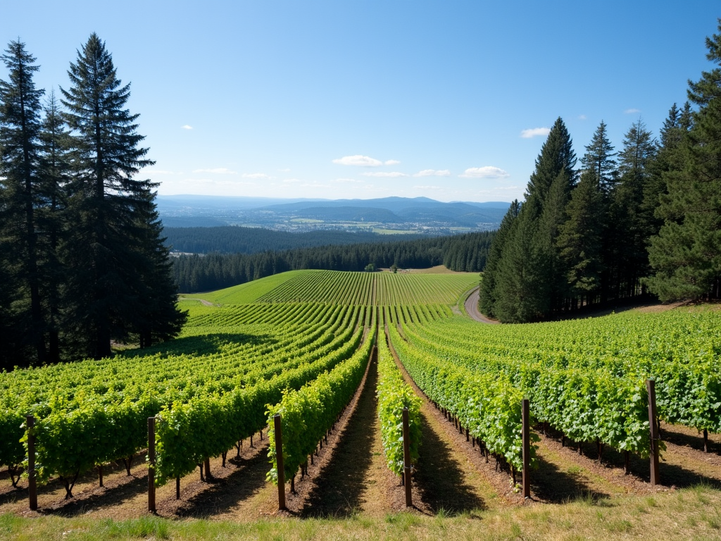 Vineyards in Willamette Valley, Oregon
