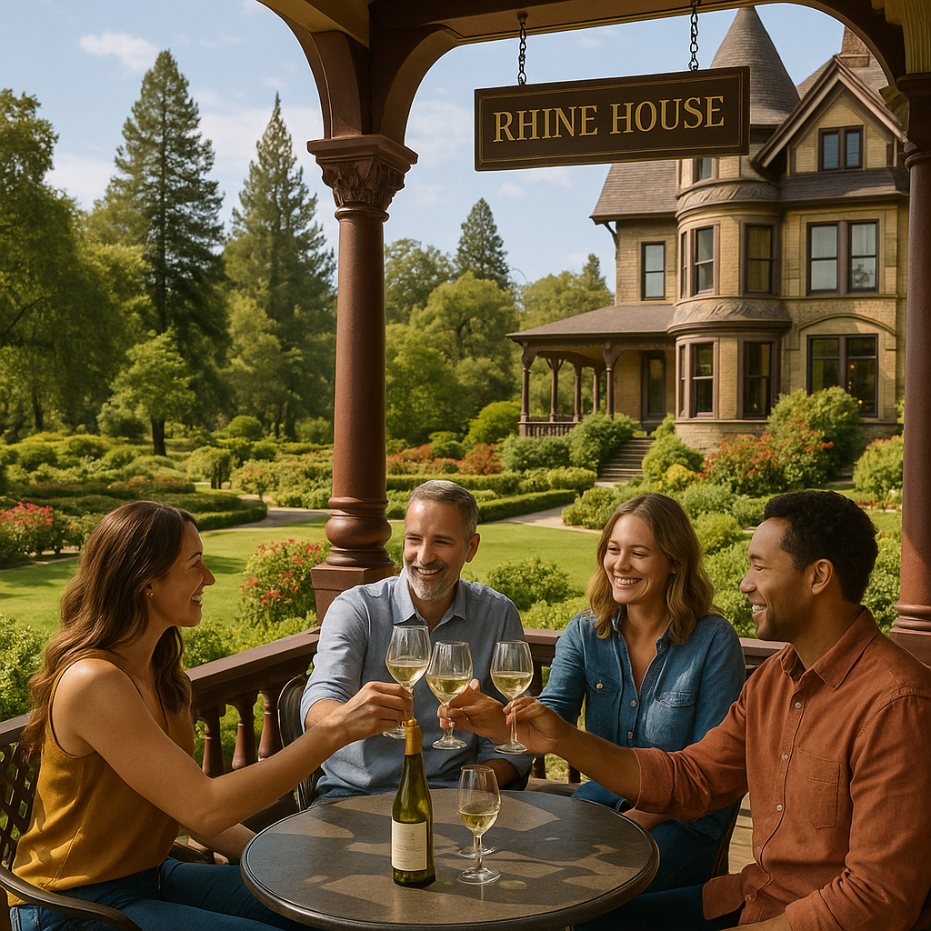 Wine tasting at Beringer Vineyards