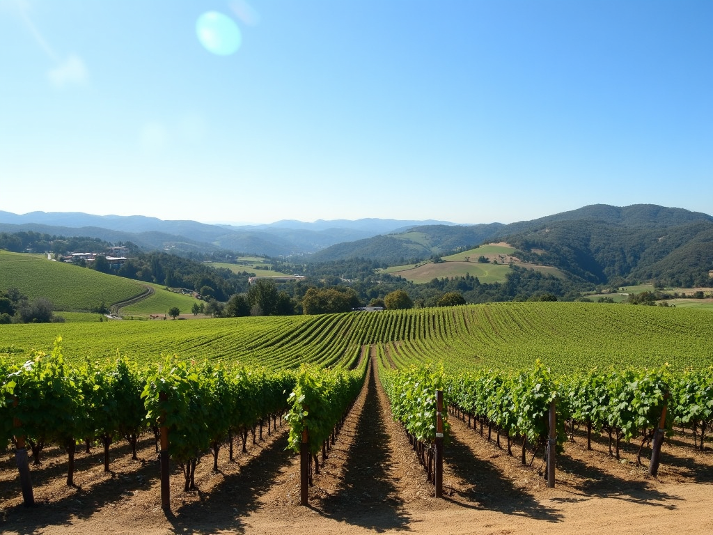 Sonoma vineyard landscape
