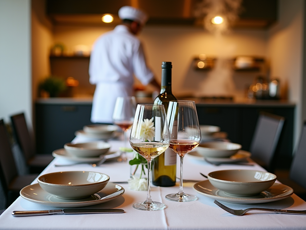 Wine pairing dinner in Napa Valley