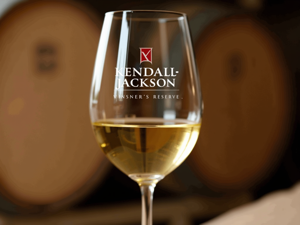Glass of Kendall-Jackson Chardonnay