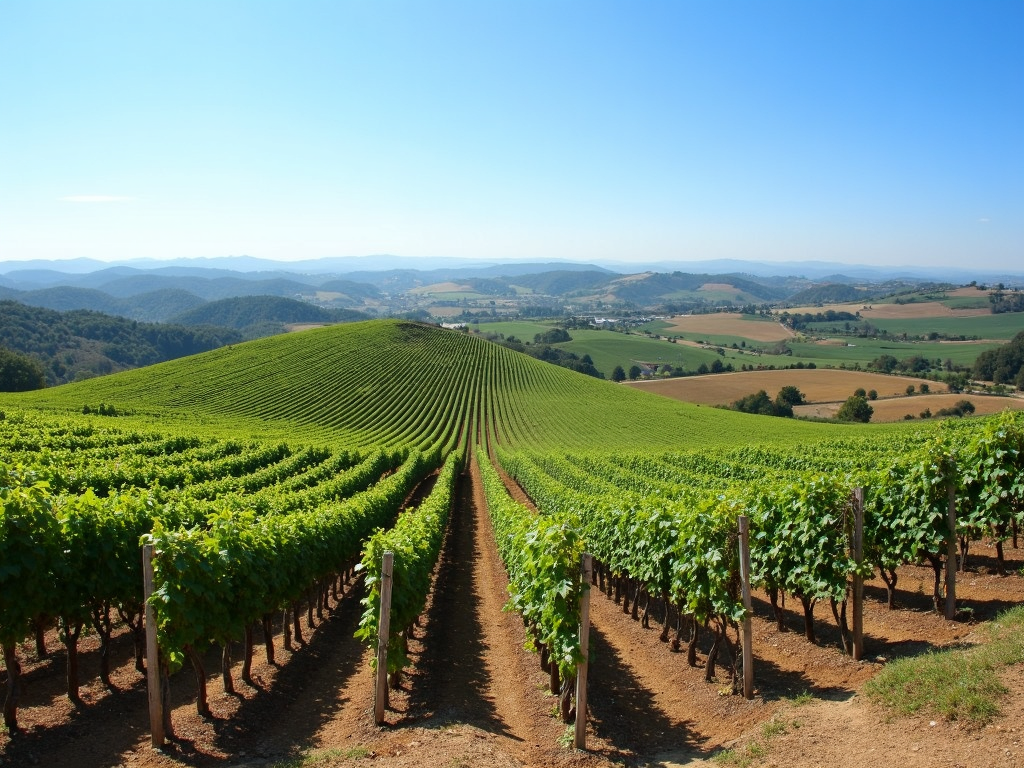 Scenic vineyards in Sonoma County