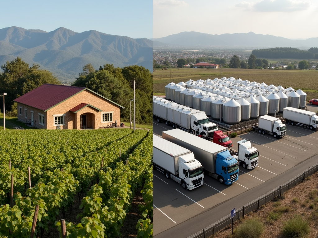 Family-owned winery vs corporate winery