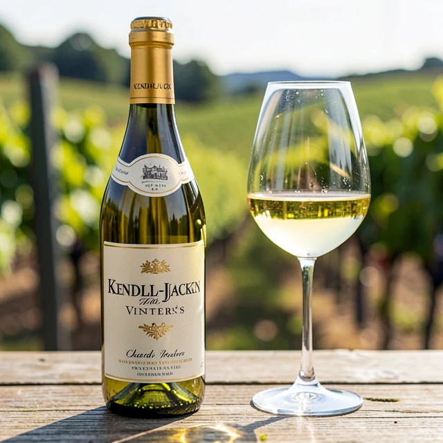 Iconic Kendall-Jackson Vintner's Reserve Chardonnay bottle, America's favorite for decades