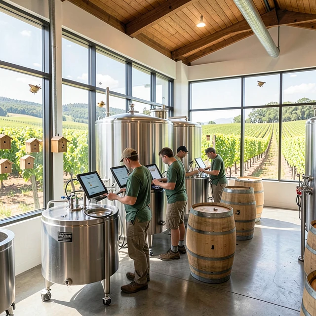 Inside Jackson Family Wines' eco-friendly production facility