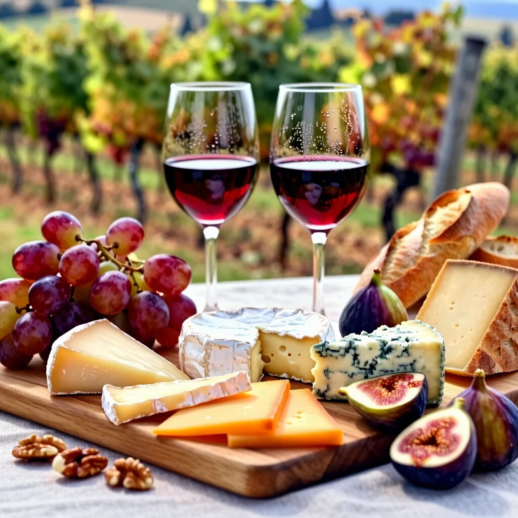 Cheese board paired with Pinot Noir from Jackson Family Wines