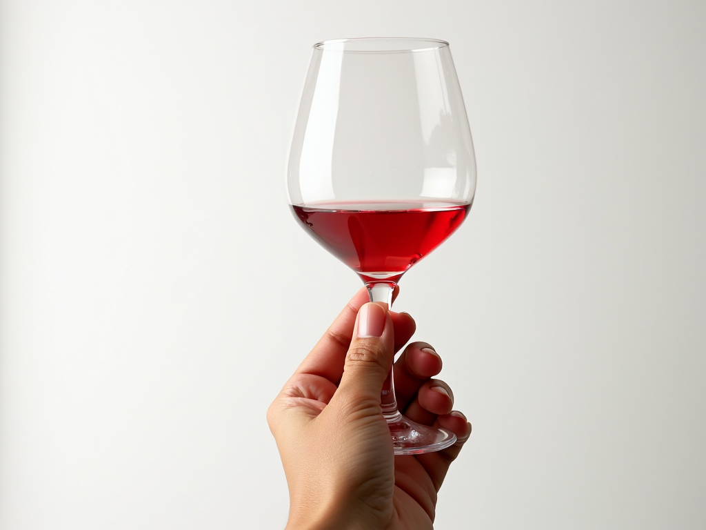 Observing wine color during tasting