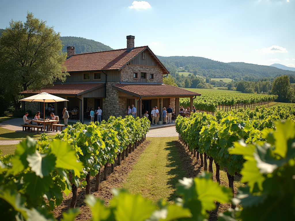 Jackson Family Wines winery with visitors