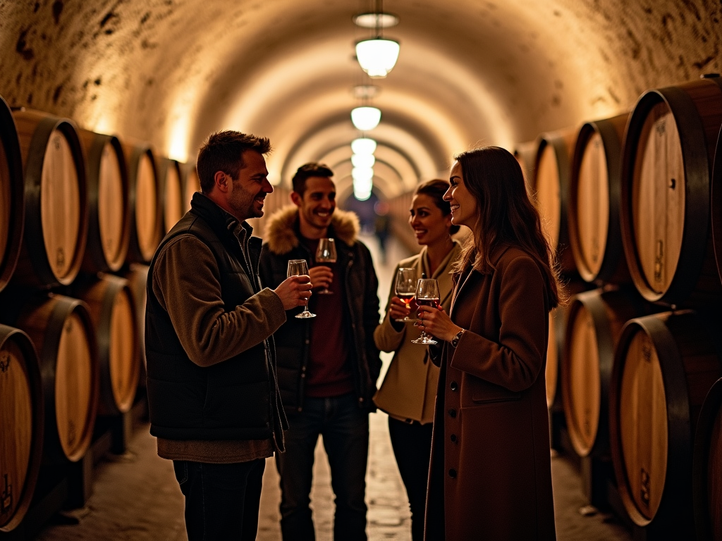 Wine tasting in Beringer’s caves