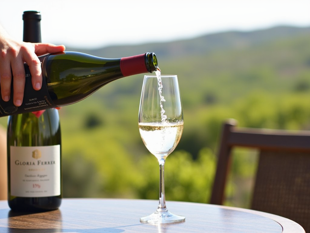 Sparkling wine tasting at Gloria Ferrer