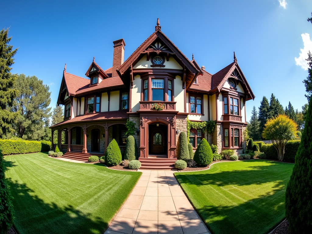 Beringer Vineyards’ historic Rhine House, a symbol of Napa Valley’s winemaking past.