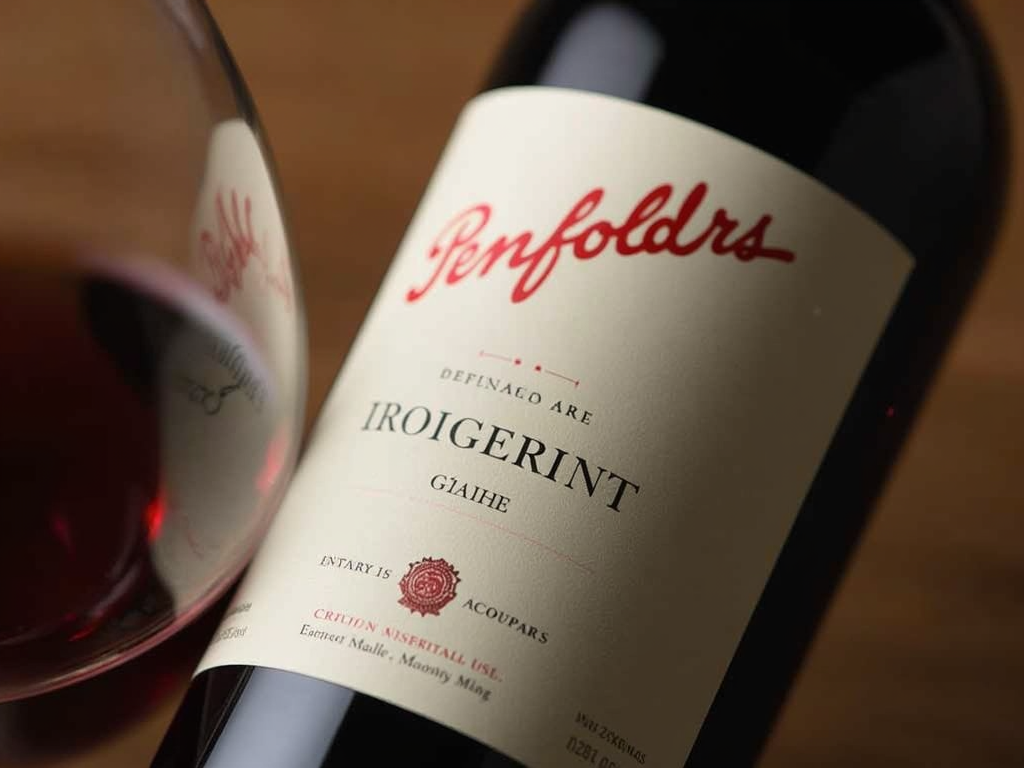 Penfolds Grange bottle close-up