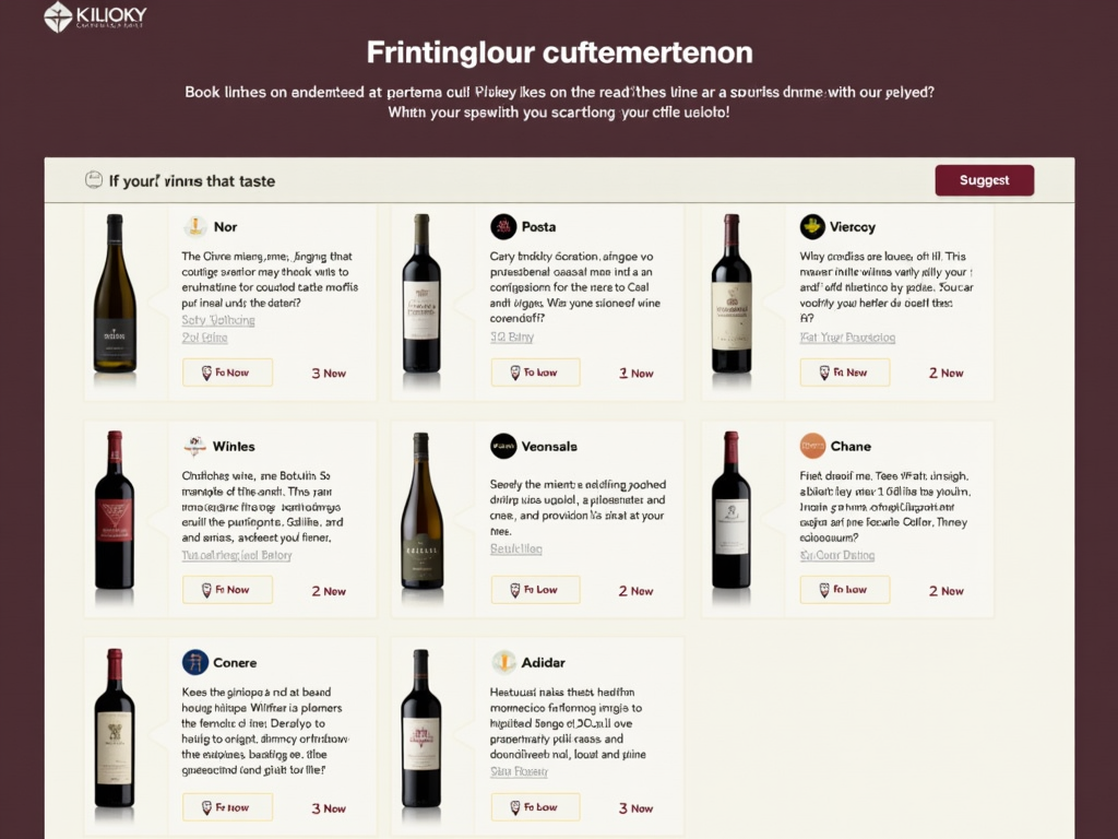 AI-powered wine recommendation tool