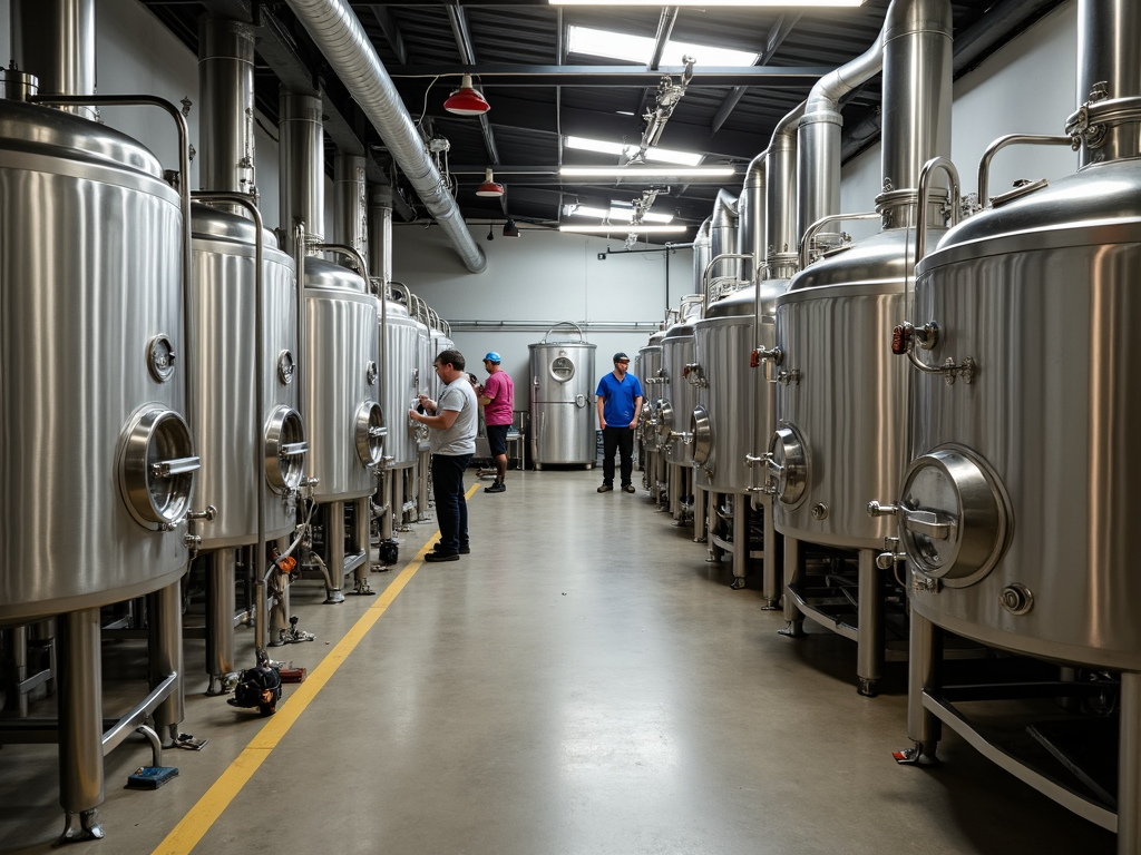 Winery fermentation room