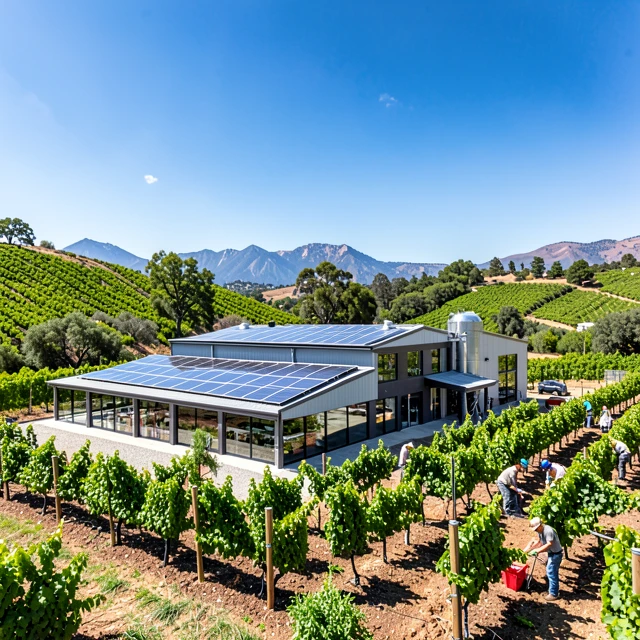 Sustainable winery and vineyards of Jackson Family Wines