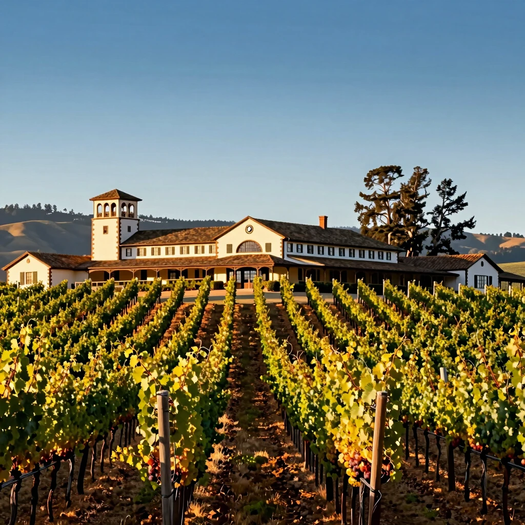 Scenic view of Jackson Family Wines vineyard in Sonoma
