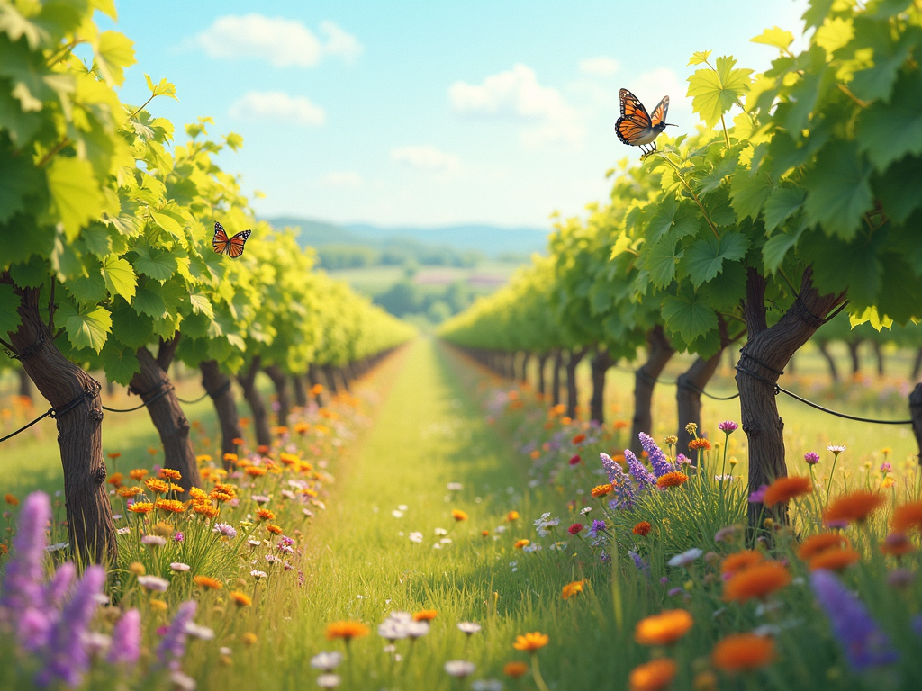 Biodiverse vineyard ecosystem at Jackson Family Wines