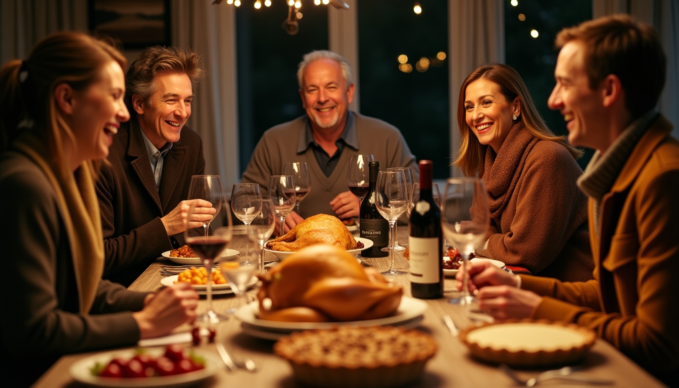 Holiday dinner toast with Jackson Family Wines