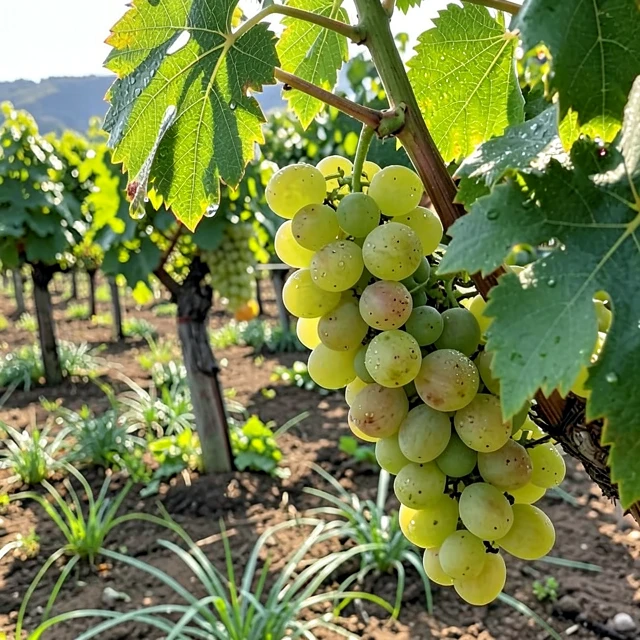 Sustainable vineyard grapes at Jackson Family Wines estate highlighting their commitment to regenerative practices