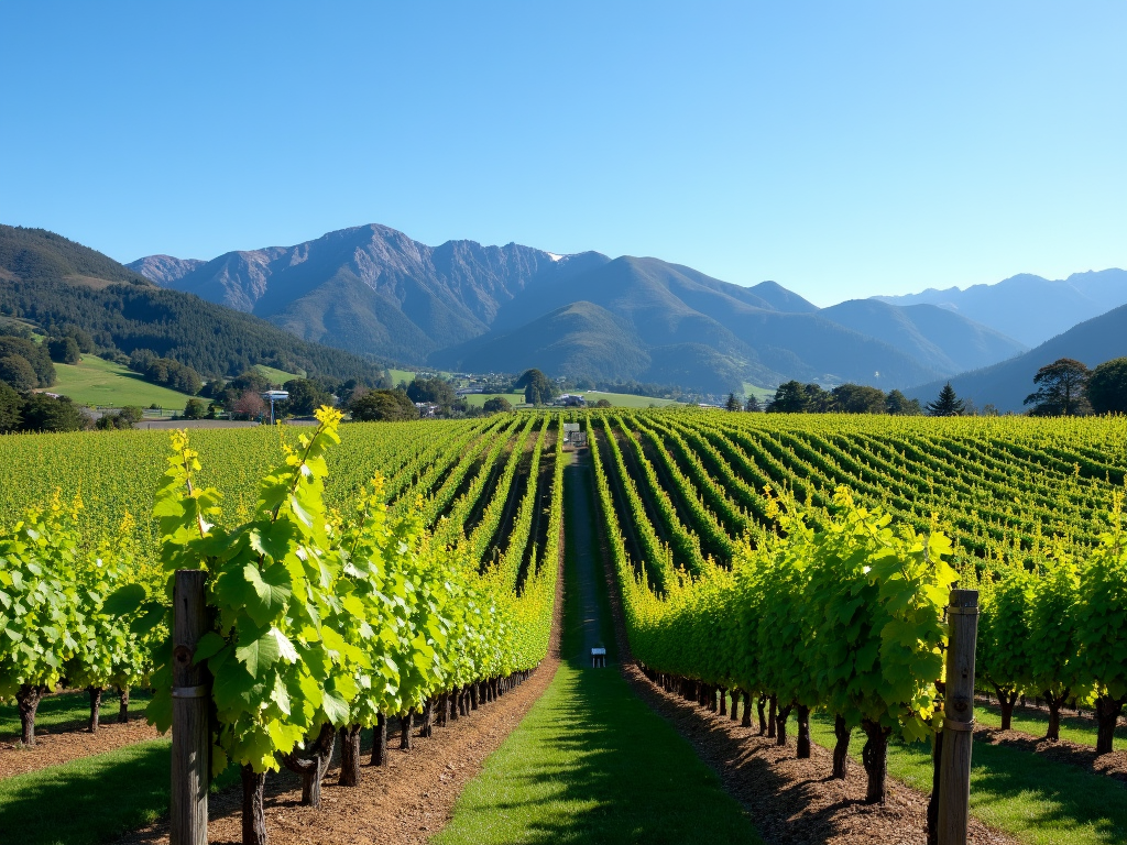 Marlborough vineyard, New Zealand
