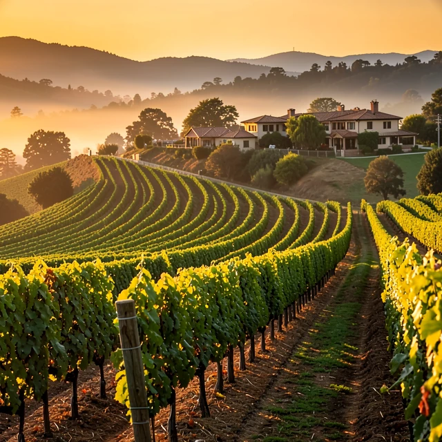 Scenic vineyards of Jackson Family Wines in Sonoma County, showcasing their commitment to premium terroir
