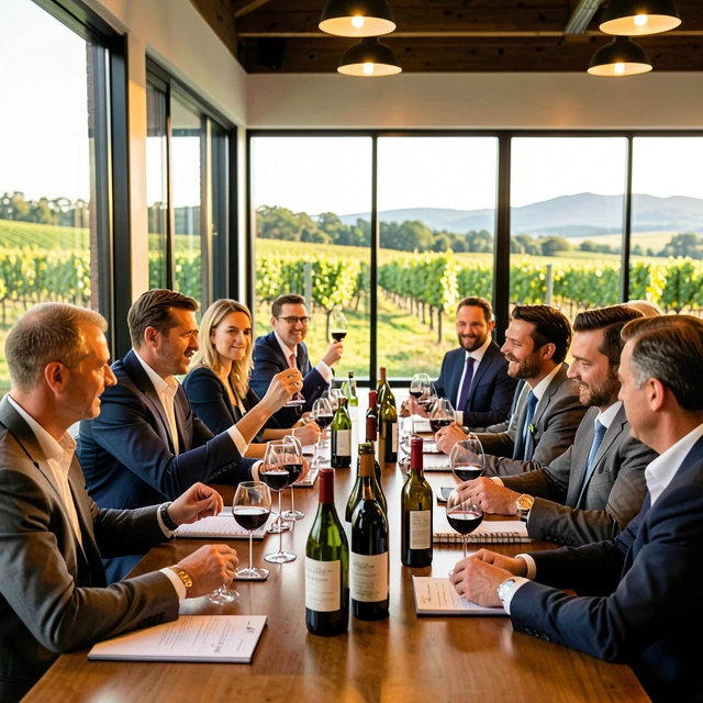 Wine tasting event with industry experts