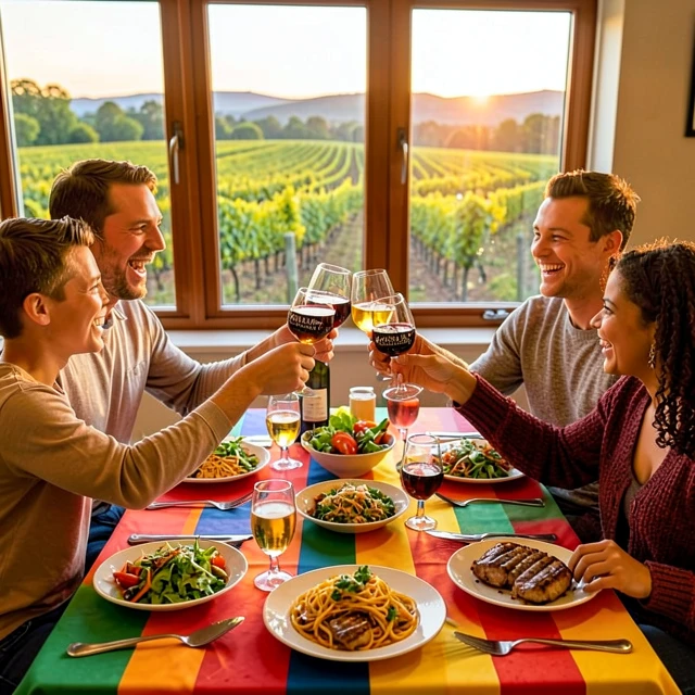 Family enjoying Kendall-Jackson wines with everyday meal pairings