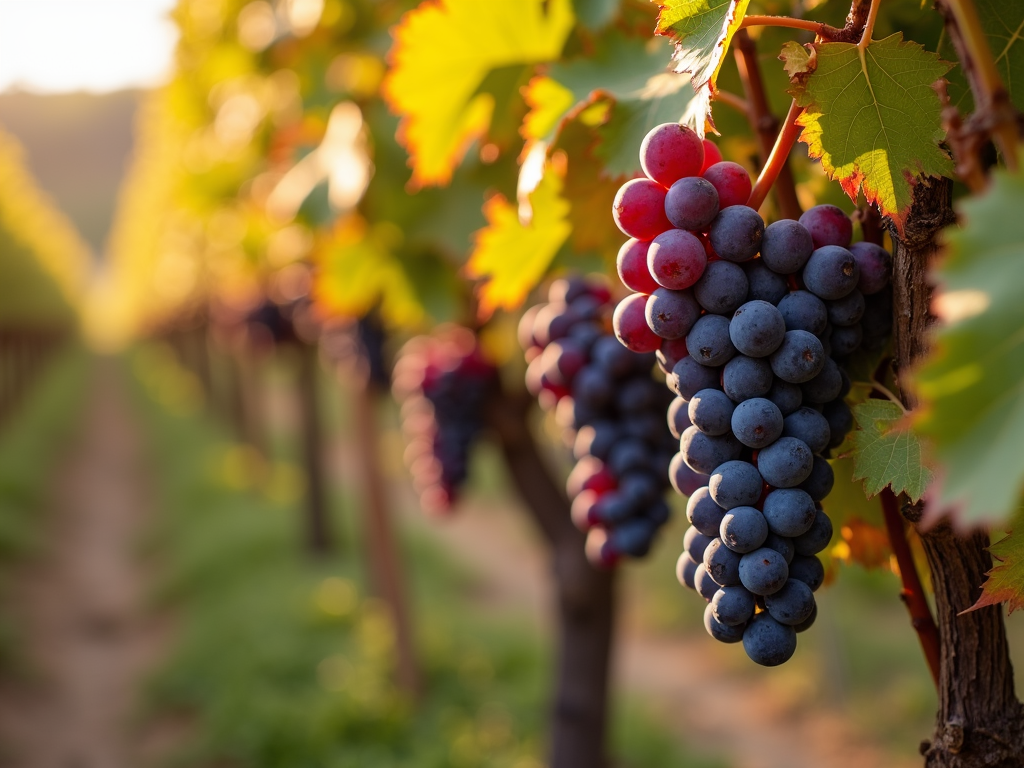 Pinot Noir grapes in Burgundy
