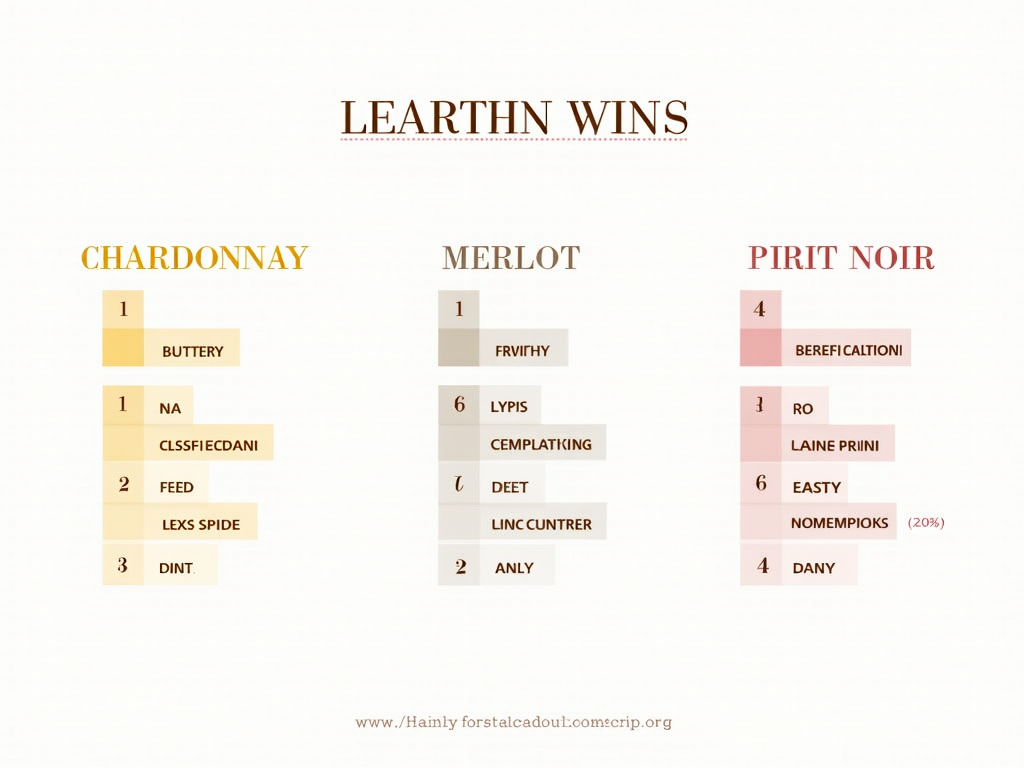 A guide to different wine types and their flavor profiles.