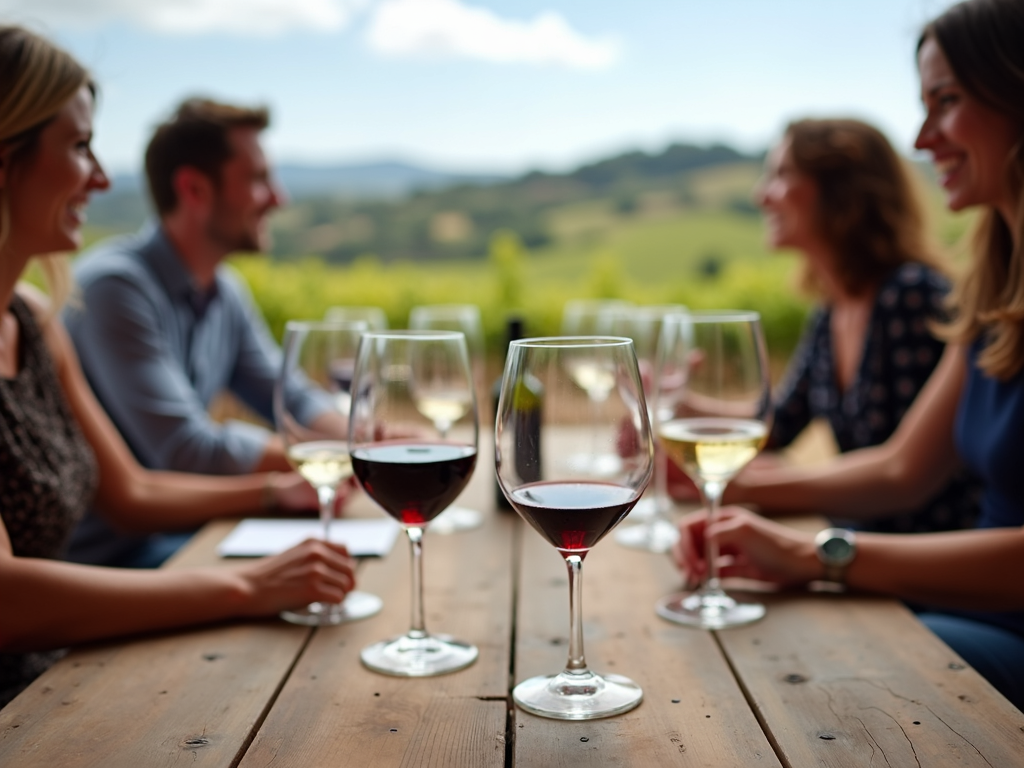 Wine tasting event at Jackson Family Wines estate