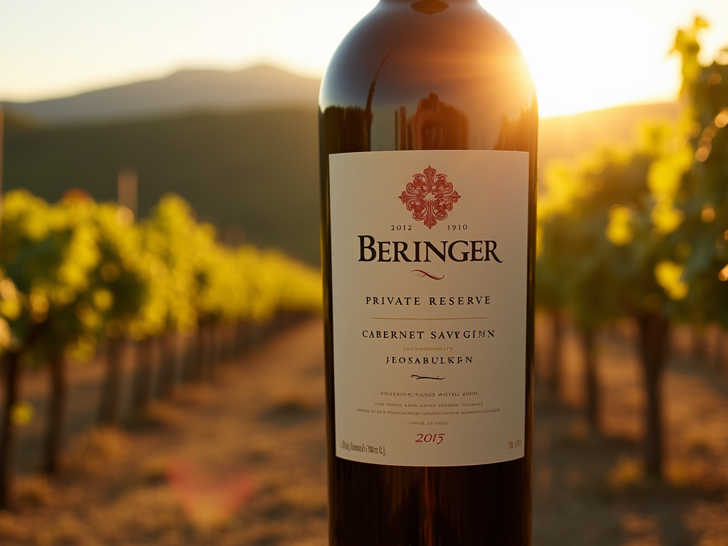 Beringer’s Private Reserve Cabernet Sauvignon, a standout wine from Napa Valley.