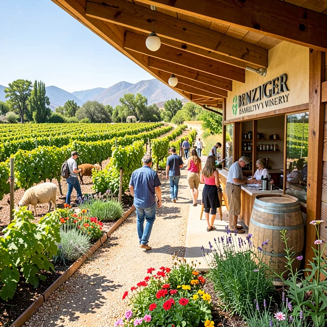 Biodynamic tour at Benziger Family Winery in Sonoma