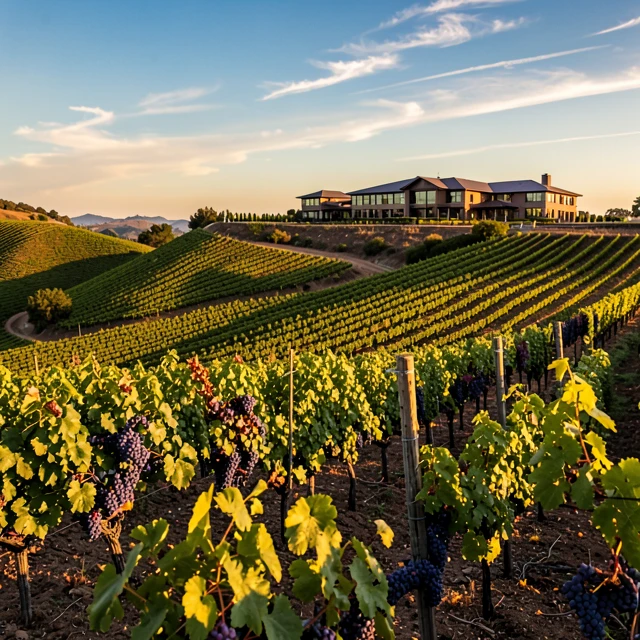 Beautiful Napa Valley vineyard landscape representing modern winemaking
