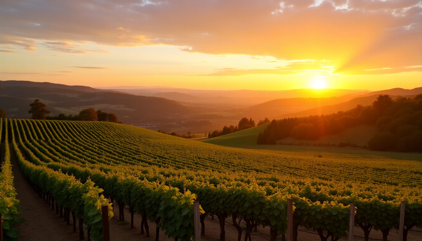 Scenic Sonoma County vineyards