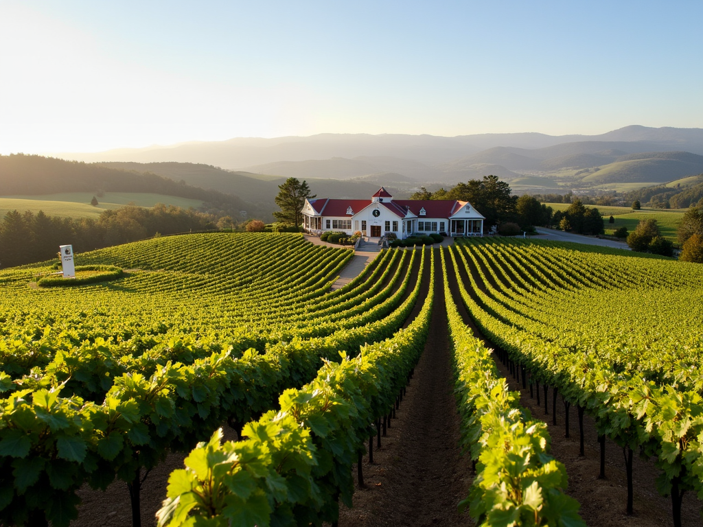Jackson Family Wines estate with vineyards and winery