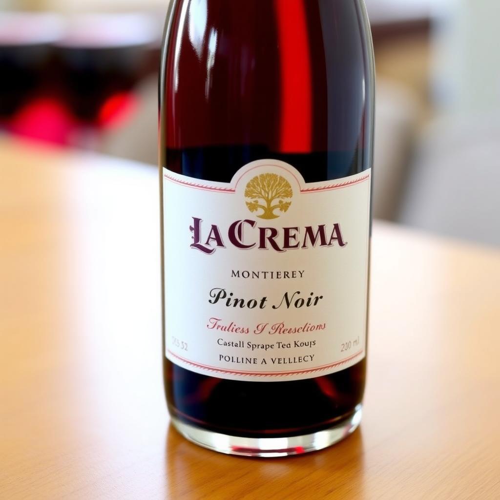 La Crema Monterey Pinot Noir in glass