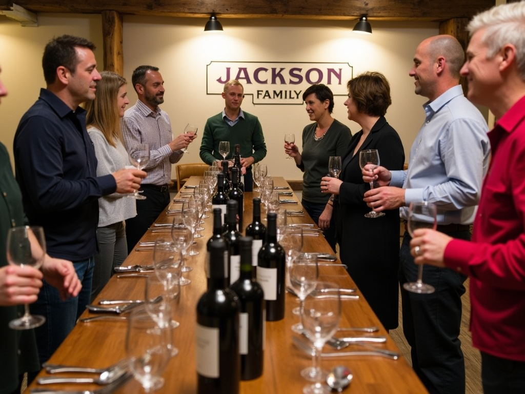 Wine tasting event at Jackson Family Wines