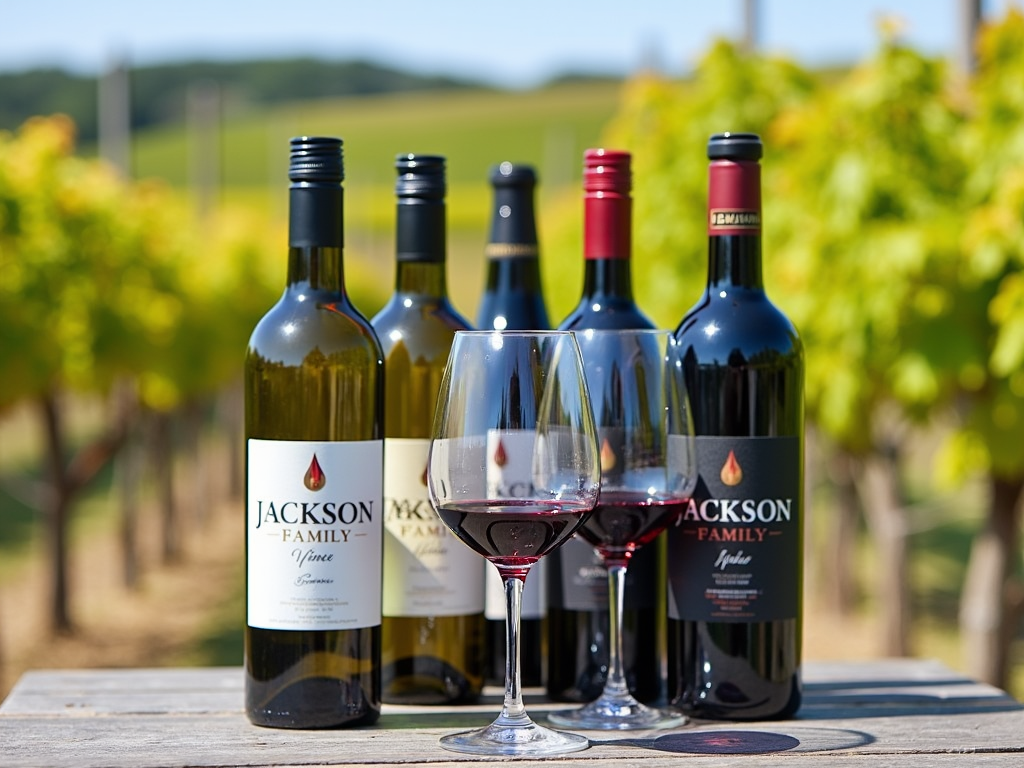 Wine tasting at Jackson Family Wines