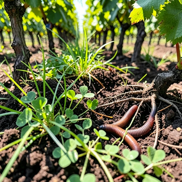 Regenerative soil health in Jackson Family Wines vineyards