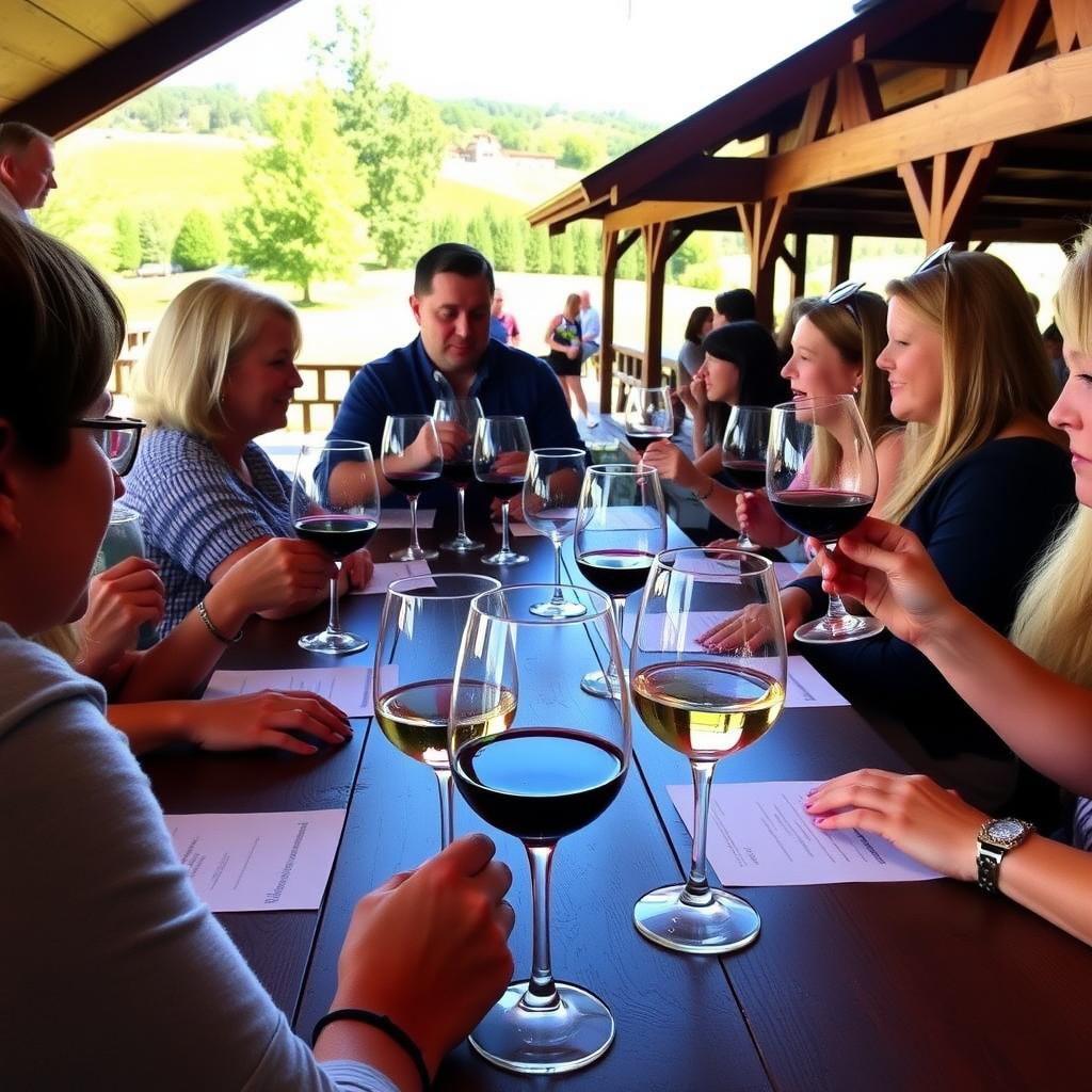 Wine tasting at Beringer Vineyards