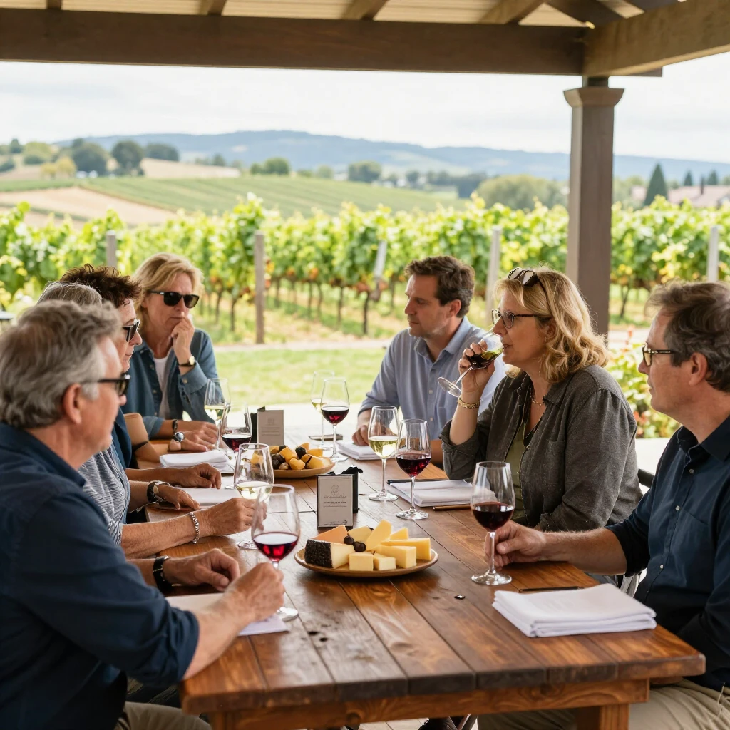Wine tasting event at Beringer Winery