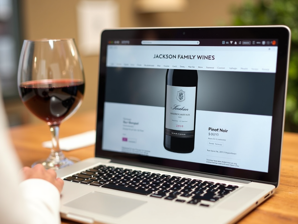 Jackson Family Wines online store with Pinot Noir