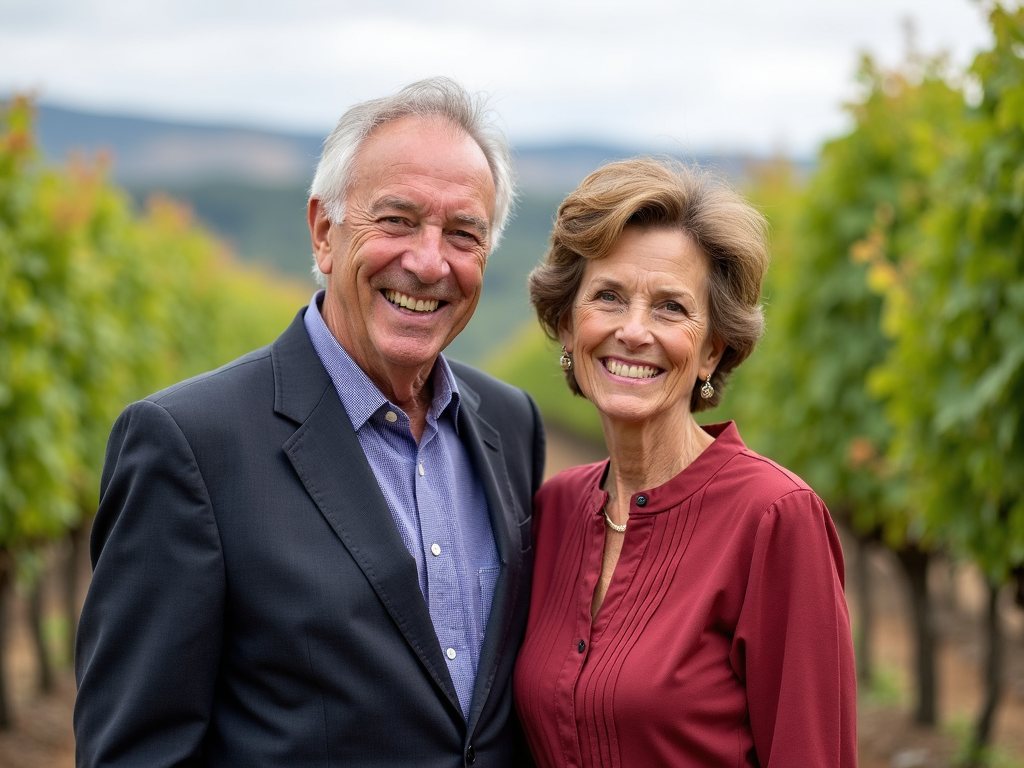 Jess Jackson and Barbara Banke