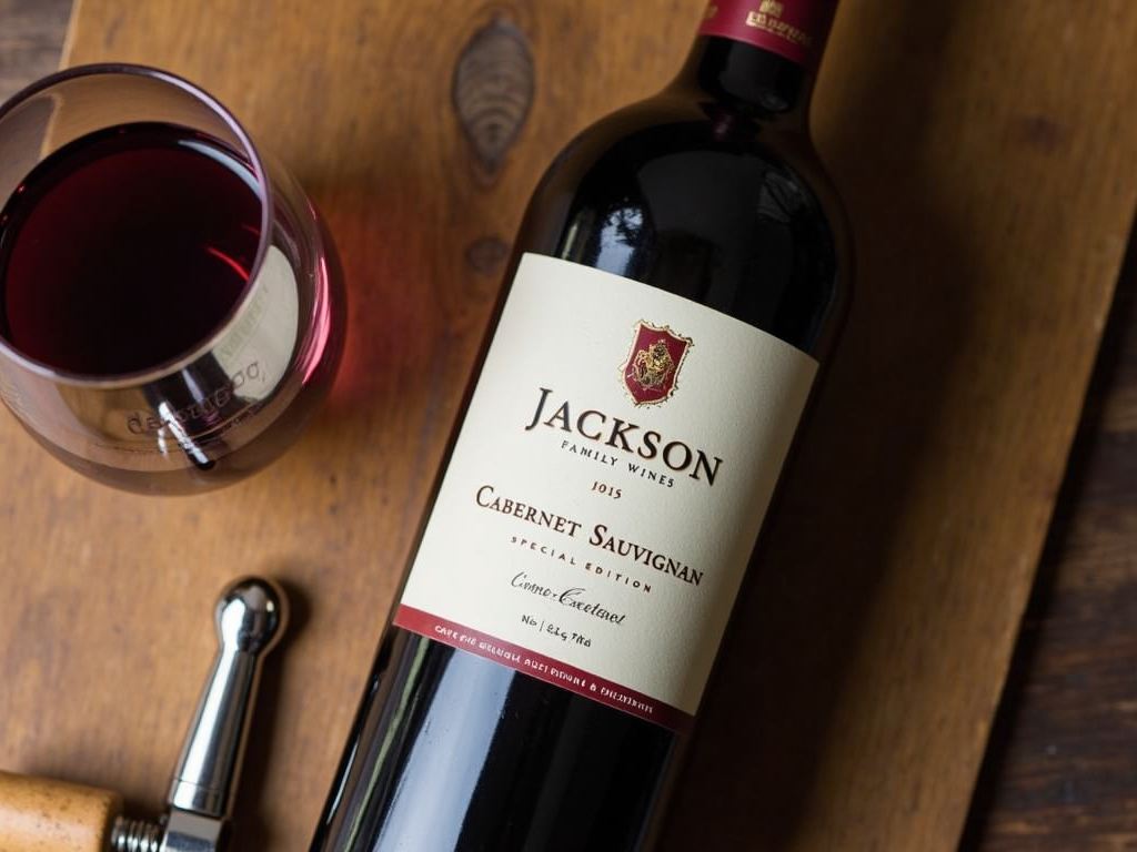 Bottle of Jackson Family Wines special edition Cabernet Sauvignon