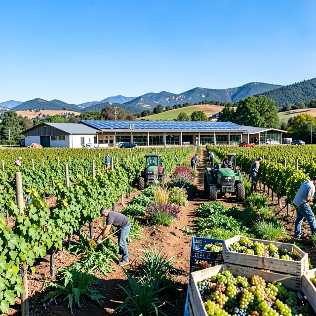 Jackson Family Wines regenerative vineyard highlighting sustainable practices