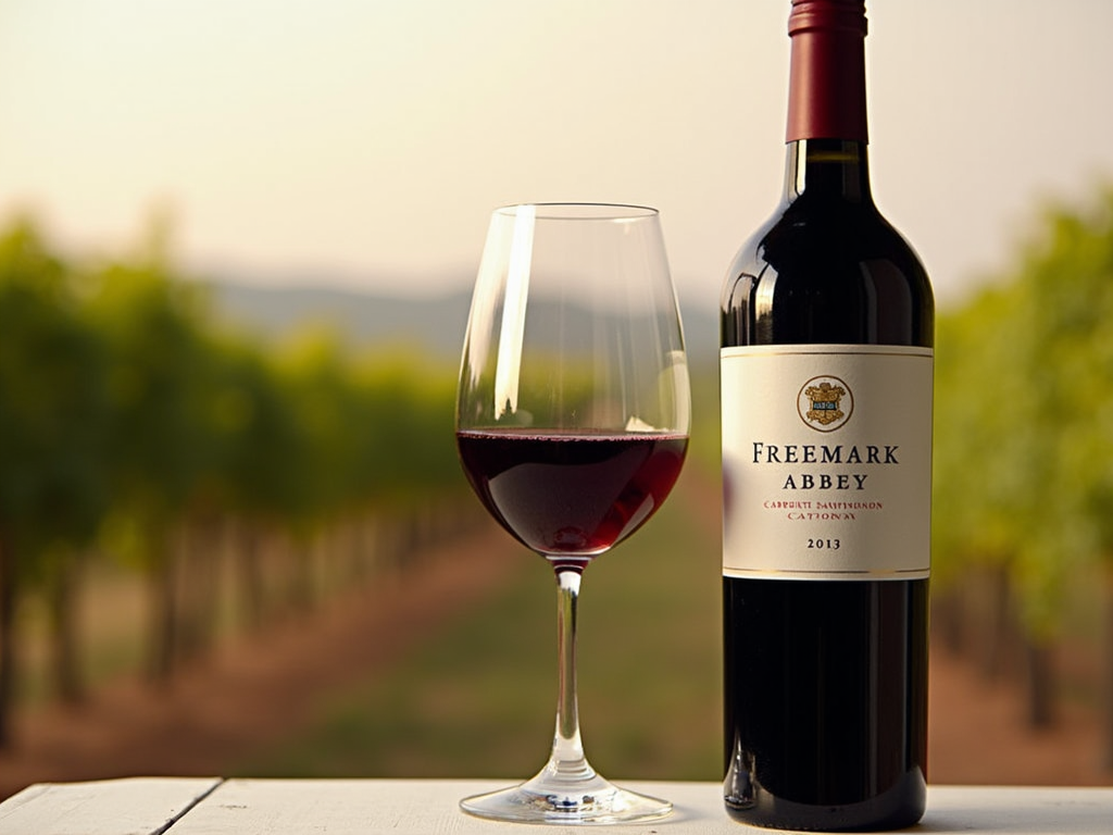 Freemark Abbey Cabernet Sauvignon, highlighting its bold beauty.